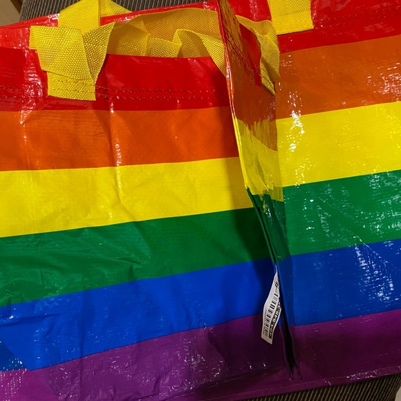 Multicolored Striped Pride Shopping 🛍 Bags - Picture 10 of 10